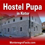 Hostel Pupa in Kotor, Montenegro
