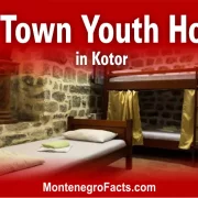 Old Town Youth Hostel in Kotor, Montenegro